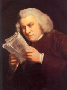Painting of Samuel Johnson
