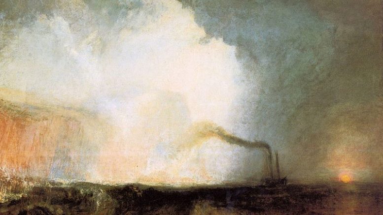 Painting by Turner of Staffa