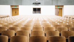 Photo of empty lecture hall