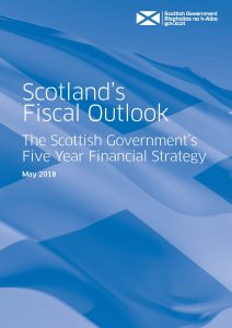 Front cover of Scotland's Fiscal Outlook May 2018