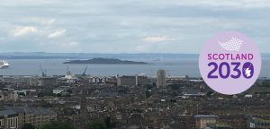 View of North Edinburgh and Firth of Forth beyond