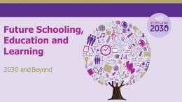 Project Cover: Future Schooling, Education and Learning