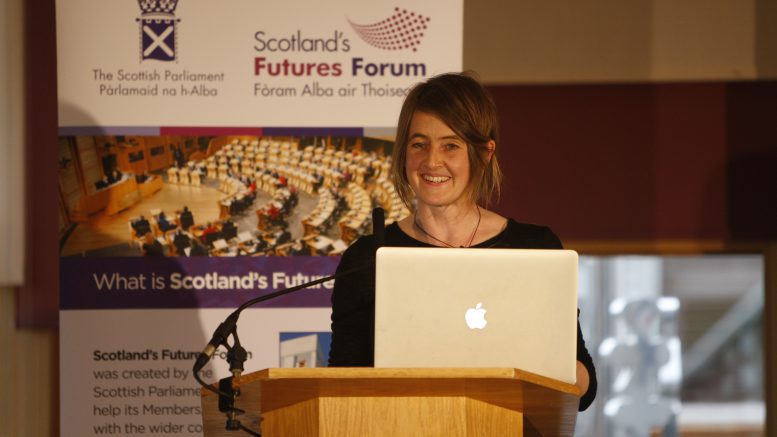 Karine Polwart speaks at our Scotland 2030 Programme launch