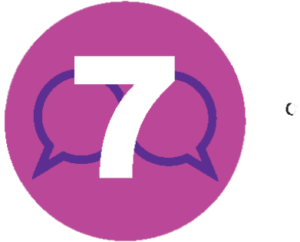 Image of number 7 and quotation marks