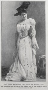 Jessie MacLauchlan Queen of Scottish song. Taken July 1907