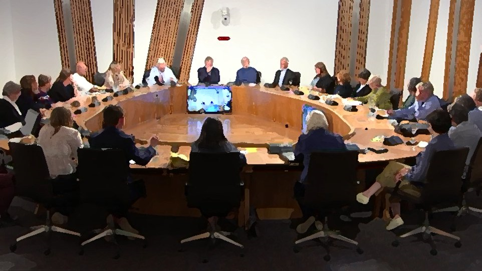 Stylised picture of roundtable discussion
