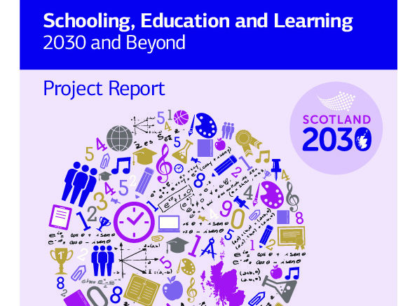 Front page of Schooling, Education & Learning - 2030 & Beyond Project Report March 2020