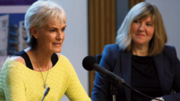 Judy Murray talks at Leaders in Sport event