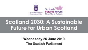 Title Slide of Presentation - Scotland 2030: A Sustainable Future for Urban Scotland